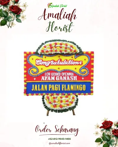 Bunga Papan Congratulation di Sukarame Baru